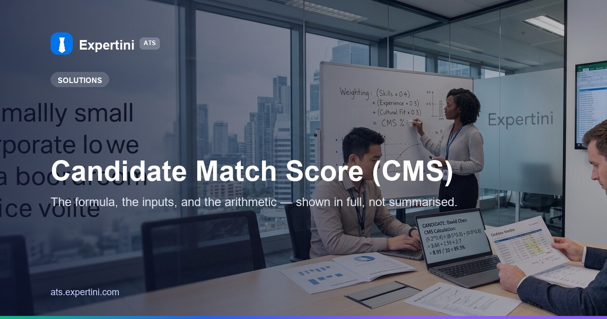 Candidate Match Score (CMS)